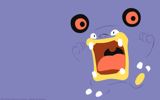Cartoon character googly eyes tongue free wallpaper for desktop - medium preview image