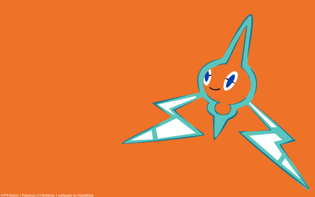 Cartoon lightning orange blue wings free wallpaper for desktop - medium preview image