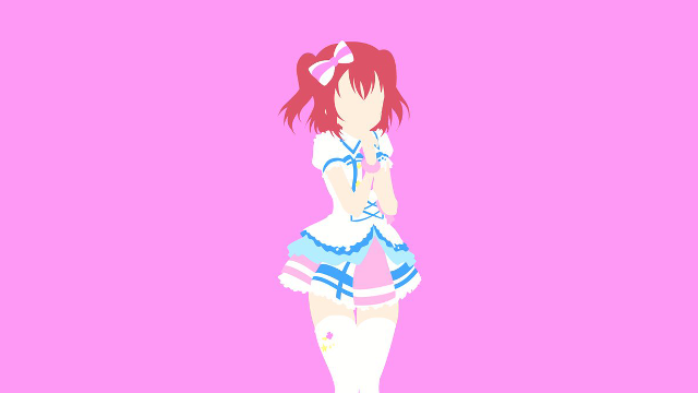 Girl short skirt bow tie free wallpaper for desktop - medium preview image