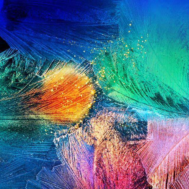 Colorful feather pattern cell phone free wallpaper for tablet - medium preview image