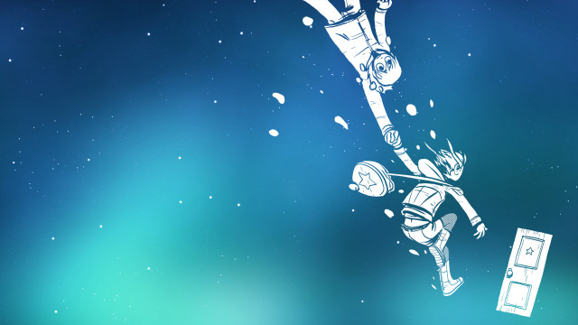 Snowboarder air sky blue background free wallpaper for desktop - medium preview image