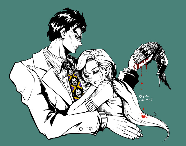 Man holding woman blood dripping free wallpaper for desktop - medium preview image