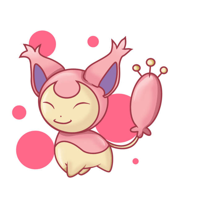 Pink pokemon heart shaped balloon free wallpaper for tablet - medium preview image