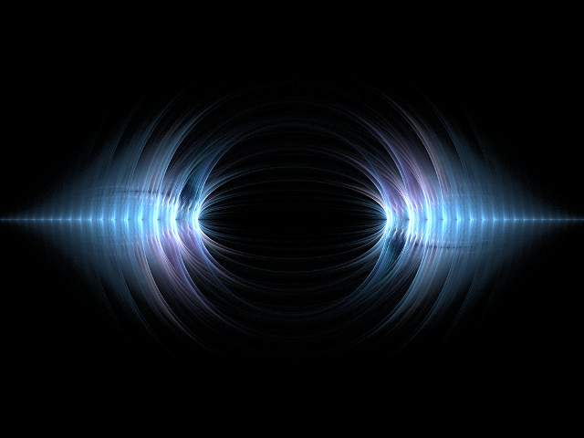 Black background blue white light free wallpaper for desktop - medium preview image