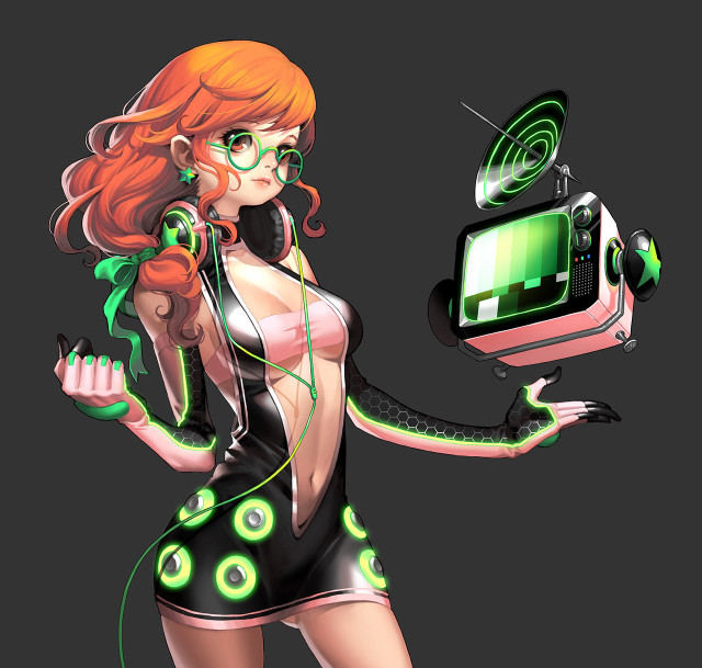 Woman short dress computer mouse free wallpaper for tablet - medium preview image