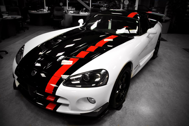 White black sports car red #5 free wallpaper for desktop - medium preview image