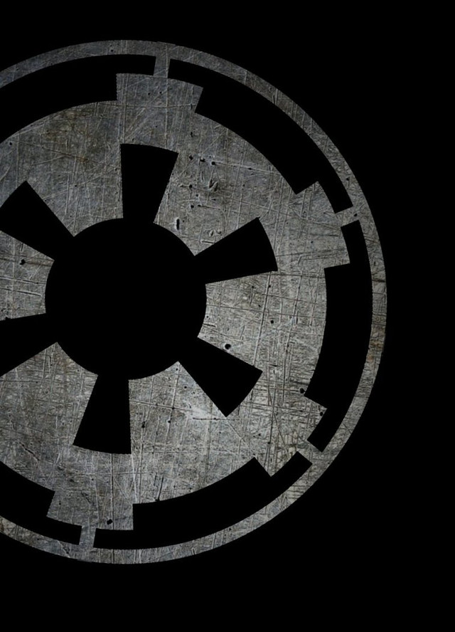 Star wars symbol black background free wallpaper for mobile - medium preview image