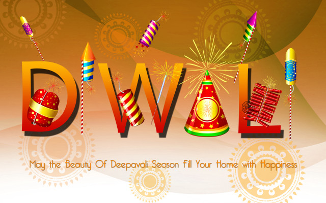 Colorful diwali fireworks hat large free wallpaper for desktop - medium preview image