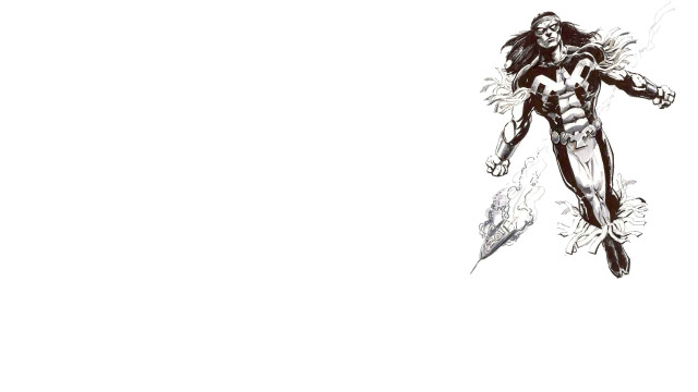 Man flying kite helmet drawing free wallpaper for desktop - medium preview image