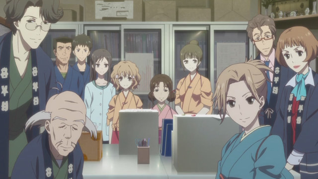 Ukiyoe japanese people kimono room free wallpaper for desktop - medium preview image