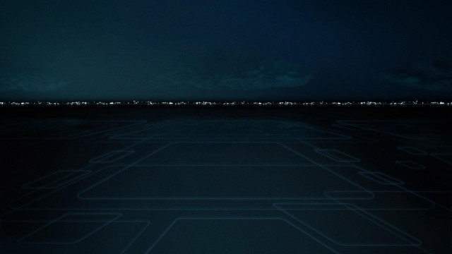 Dark city night sky clouds free wallpaper for desktop - medium preview image