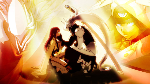 Anime couple couch yellow light free wallpaper for desktop - medium preview image