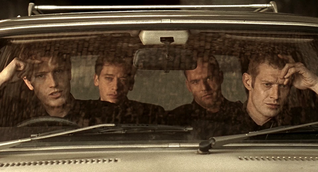 Three men car hands head free wallpaper for desktop - medium preview image