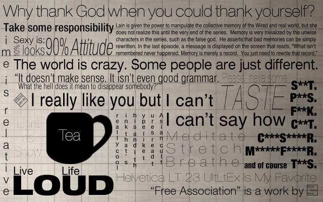 Newspaper cup tea words written free wallpaper for desktop - medium preview image