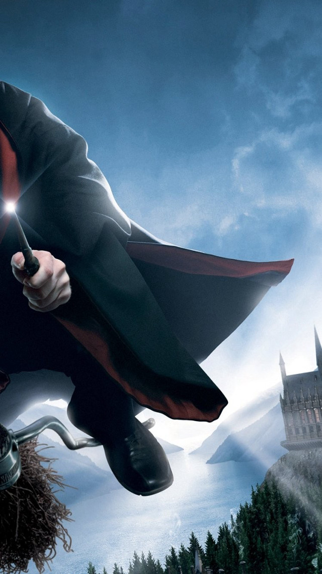 Man suit flying gun castle free wallpaper for mobile - medium preview image