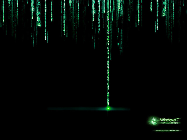 Dark background green light numbers free wallpaper for desktop - medium preview image