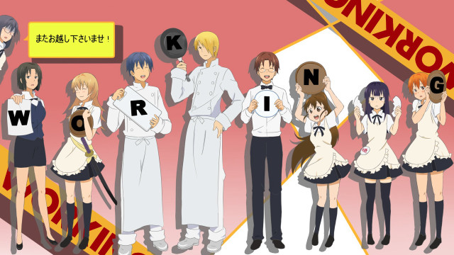 Anime characters group english japanese free wallpaper for desktop - medium preview image