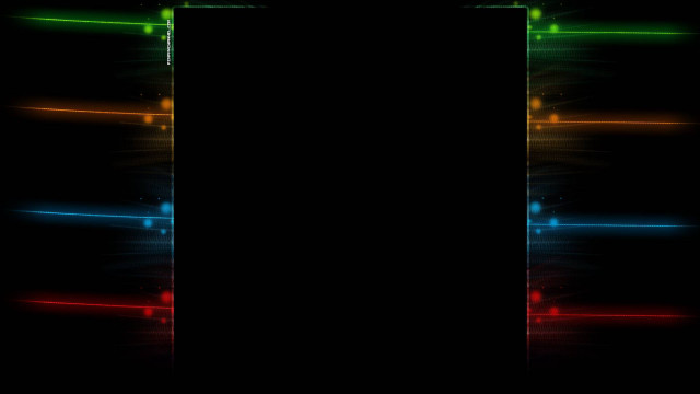 Black background rainbow light center free wallpaper for desktop - medium preview image