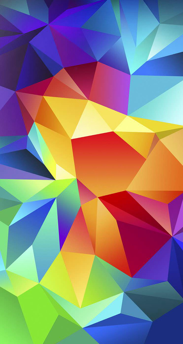 Colorful abstract low poly background #5 free wallpaper for mobile - medium preview image