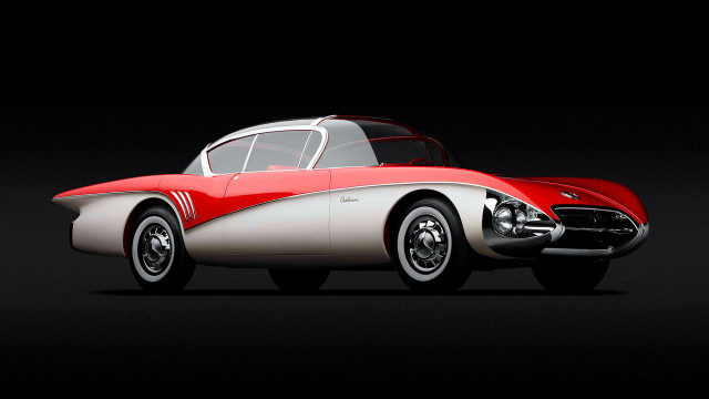 Red white car dark room #2 free wallpaper for desktop - medium preview image