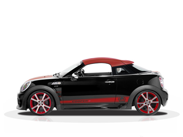 Black red mini car side free wallpaper for desktop - medium preview image