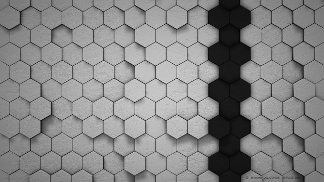 Black white photo wall pattern free wallpaper for desktop - medium preview image