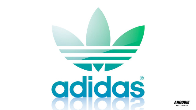 Adidas logo leaf top image free wallpaper for desktop - medium preview image