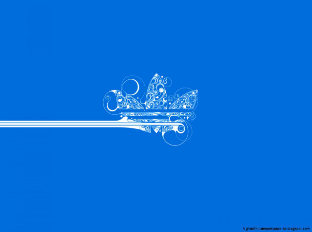 Blue background crown white stripe free wallpaper for desktop - medium preview image
