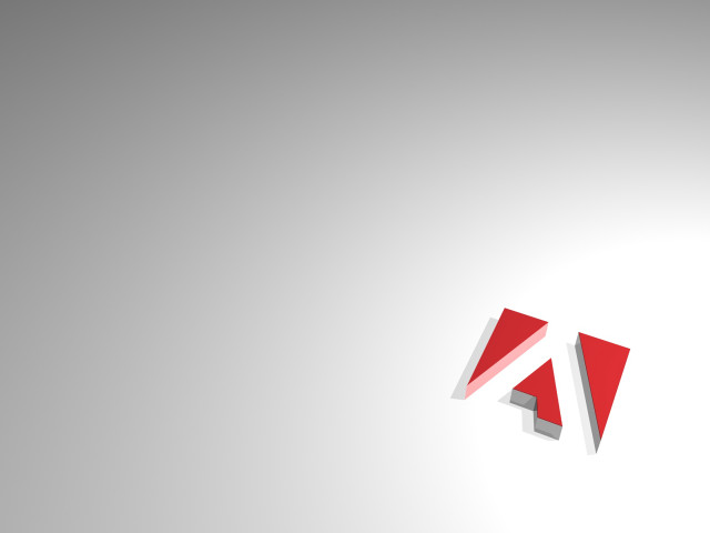 Red white logo gray background free wallpaper for desktop - medium preview image