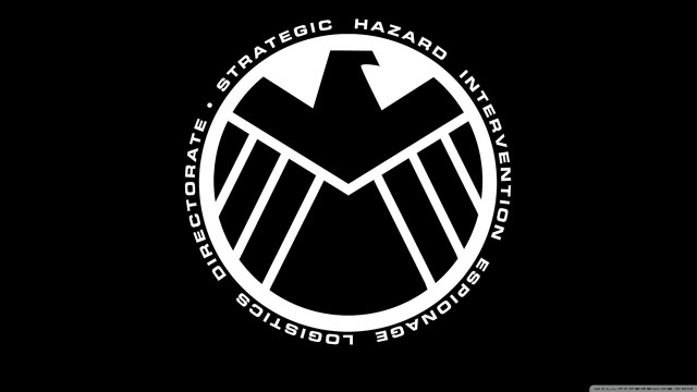 White black avengers logo image #2 free wallpaper for desktop - medium preview image