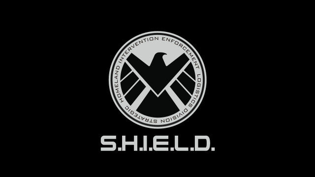 Black white logo shield design free wallpaper for desktop - medium preview image