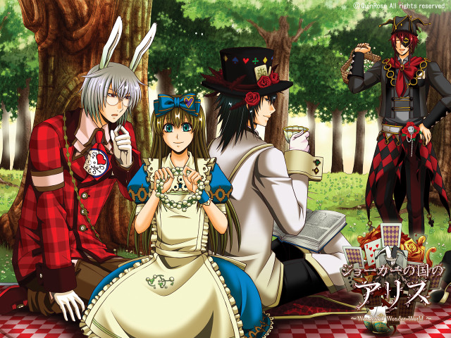 Picnic forest group people tablecloth free wallpaper for desktop - medium preview image