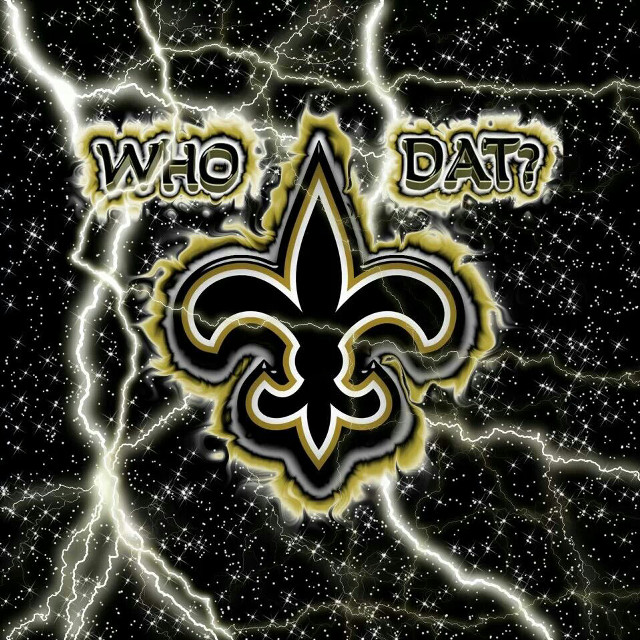 Saints logo lightning stars who free wallpaper for tablet - medium preview image