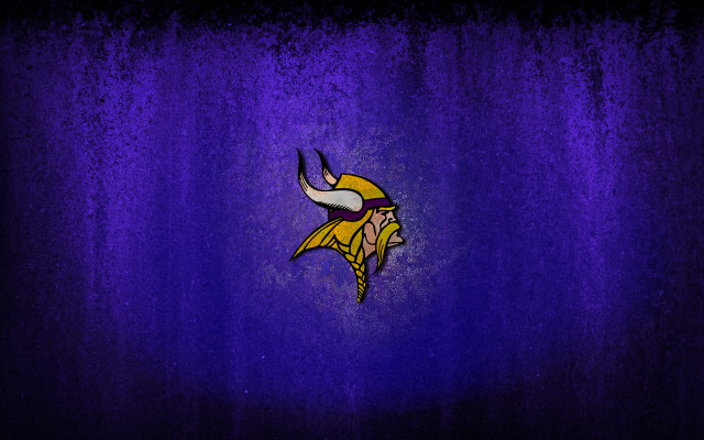 Vikings logo purple background black free wallpaper for desktop - medium preview image