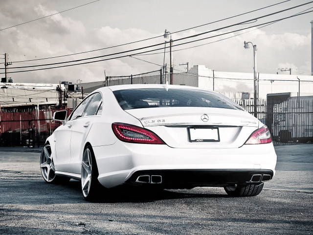 White mercedes luxury digital rendering free wallpaper for desktop - medium preview image