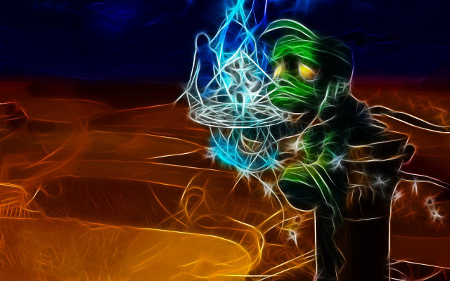 Fire hydrant glowing energy magic free wallpaper for desktop - medium preview image