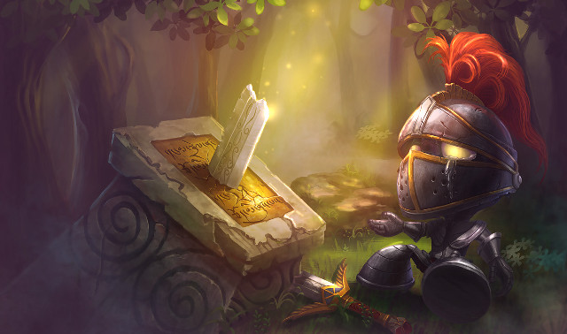 Knight kneeling box woods red free wallpaper for desktop - medium preview image