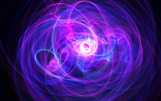 Purple blue abstract background circular free wallpaper for desktop - medium preview image