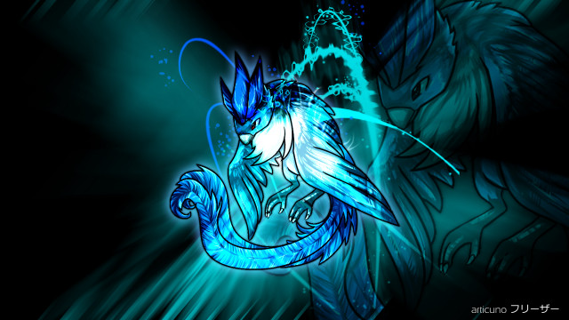 Blue black dragon blue tail free wallpaper for desktop - medium preview image
