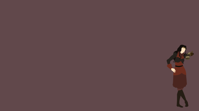 Woman red dress flower black free wallpaper for desktop - medium preview image