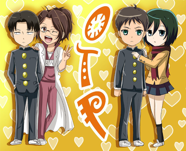 People yellow background hearts japanese free wallpaper for desktop - medium preview image