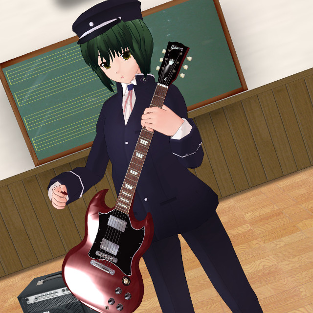 Person uniform guitar room chalkboard free wallpaper for tablet - medium preview image