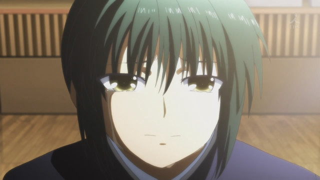 Anime green hair black shirt free wallpaper for desktop - medium preview image