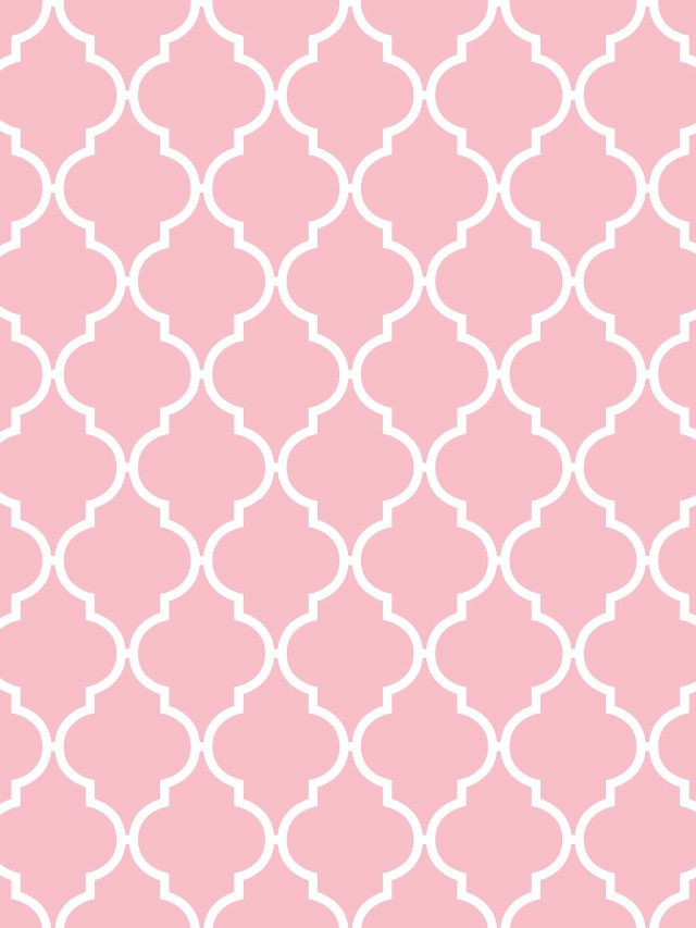 Pink white geometric pattern heart free wallpaper for mobile - medium preview image