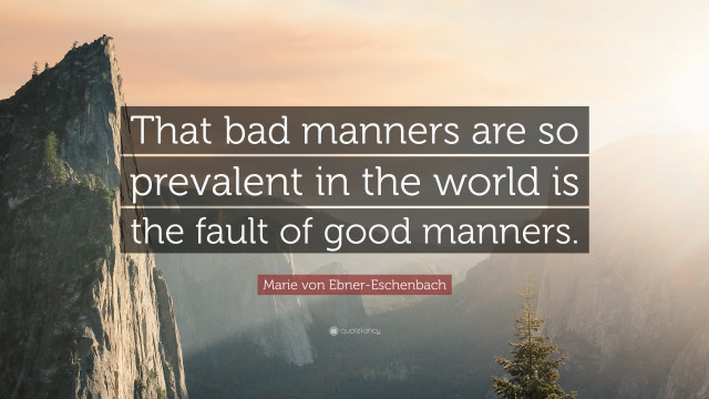 Fault good manners bad manners free wallpaper for desktop - medium preview image