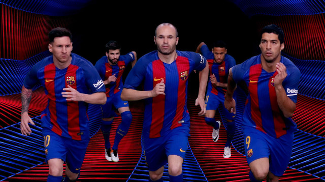 Men running red blue floor free wallpaper for desktop - medium preview image