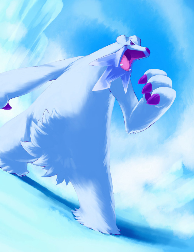 Cartoon character big white bird #2 free wallpaper for mobile - medium preview image