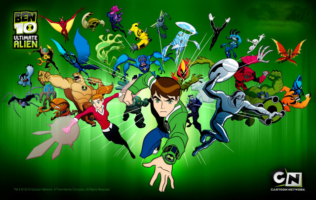 Cartoon character colorful characters surrounding free wallpaper for desktop - medium preview image