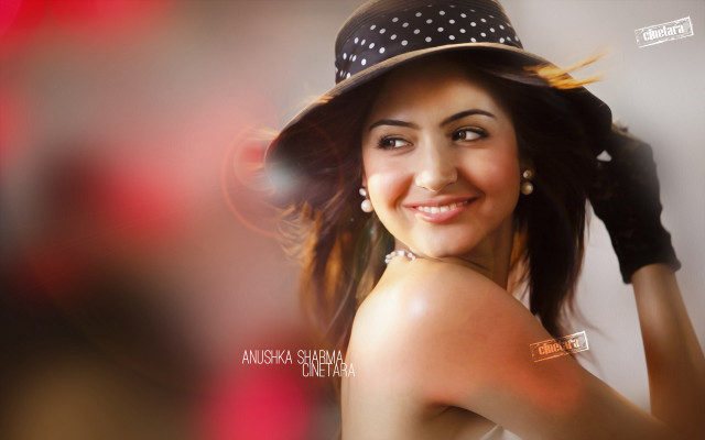 Woman hat smile arm happy free wallpaper for desktop - medium preview image