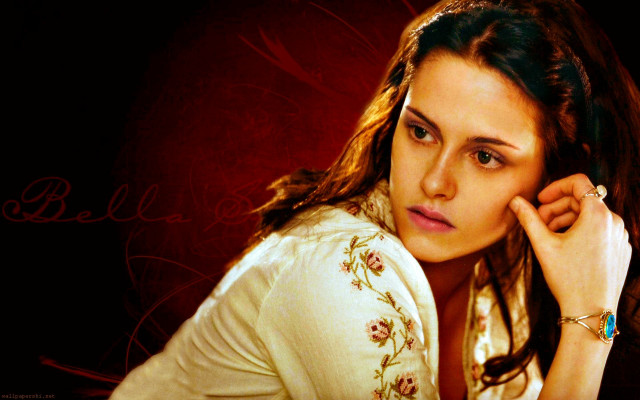 Woman long hair bracelet red free wallpaper for desktop - medium preview image